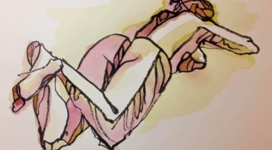 Lonnie Lønberg Andersen Croquis Tegning